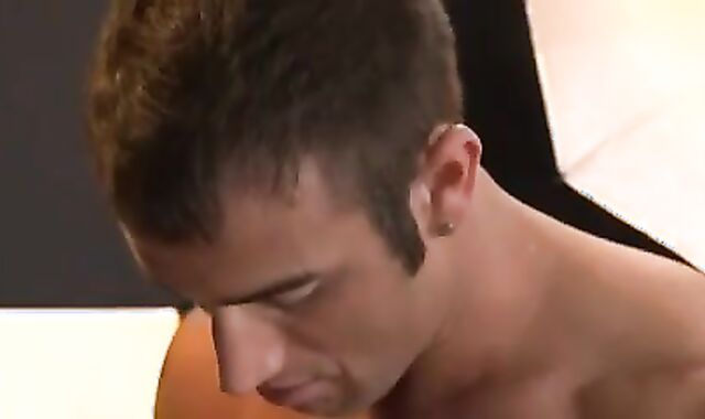 twunk Takes hard-on In doggie Stance