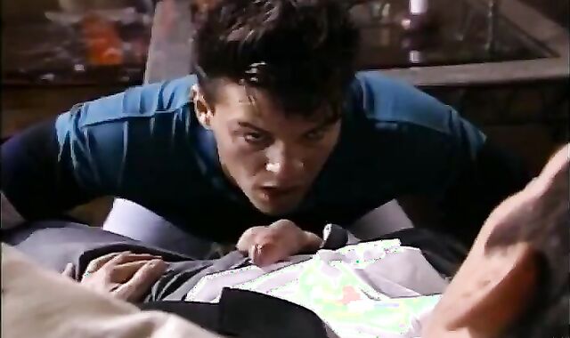 Fine fellatio elation job with ample stream on back