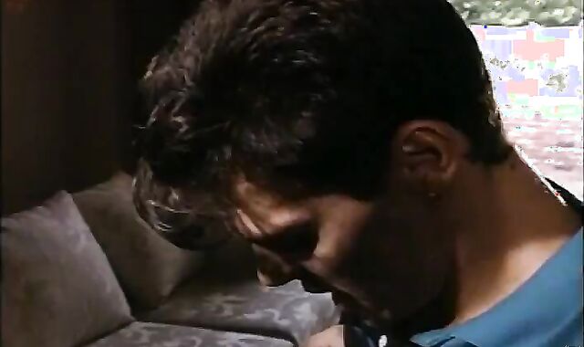 Fine fellatio elation job with ample stream on back