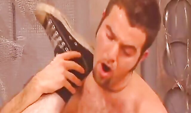 obscene Bulky masculines undress And pummel In One