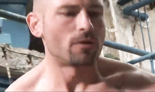 faggot men fellows with muscle