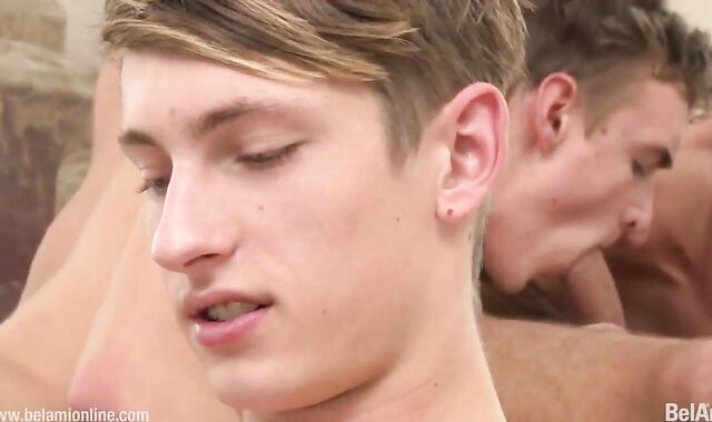 sleazy group sex boning new stallions, phat sausages & spunk swallowing