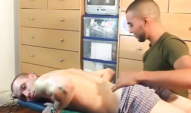 Utter flick: A gorgeous blameless str8 fellow Serviced His big ramrod By A stud!