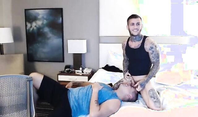 Hoffman Deepthroats pecker Part 1 No enjoy cream