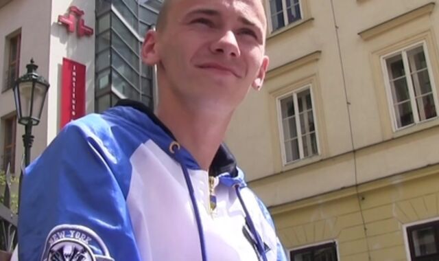 Czech Hunter: Bashful Banker Takes His First-ever SUCKY-SUCKY Currency at Embassy