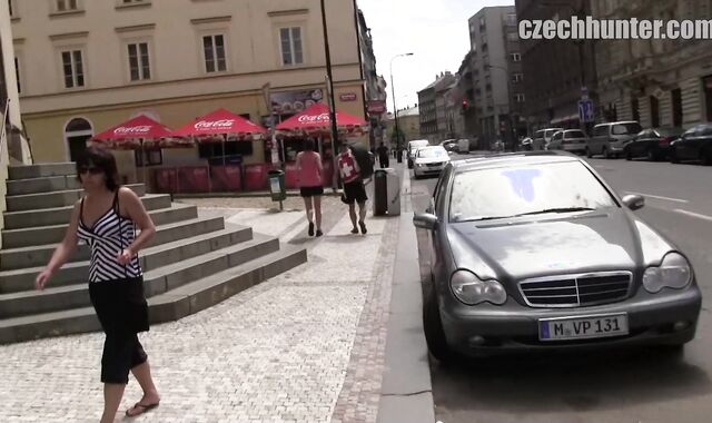 Czech Hunter: Bashful Banker Takes His First-ever SUCKY-SUCKY Currency at Embassy