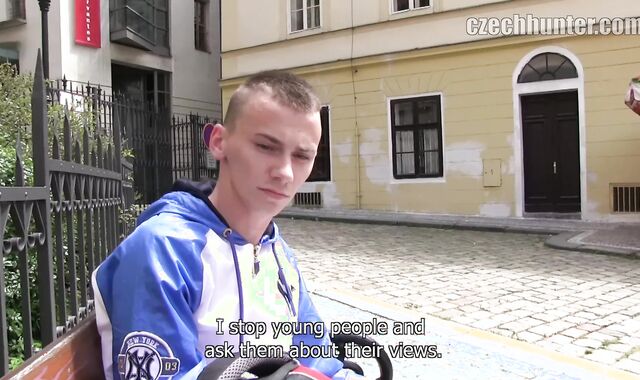 Czech Hunter: Bashful Banker Takes His First-ever SUCKY-SUCKY Currency at Embassy