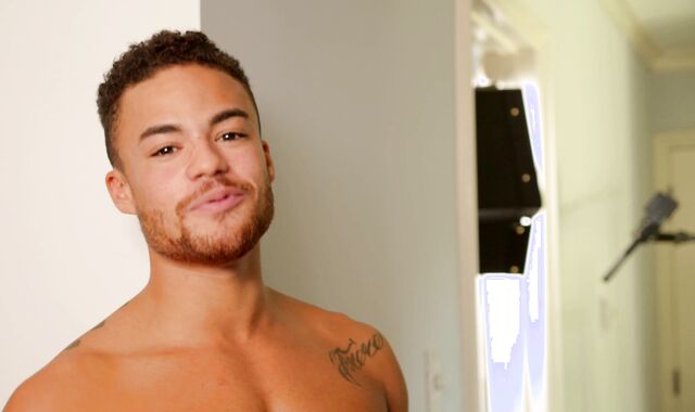 Next Door Humid: Without a condom Joy with Beaux and Dante