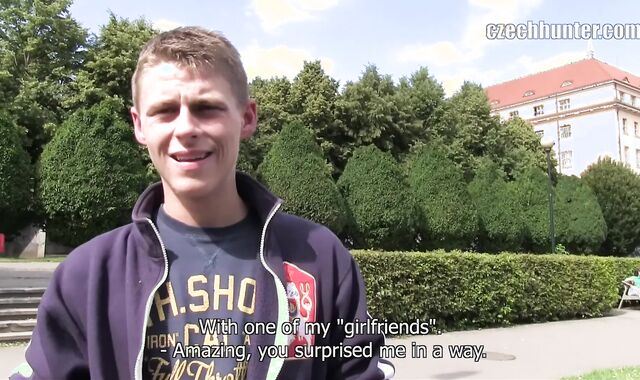 Czech Hunter: Florist's Cock-squeezing Underpants