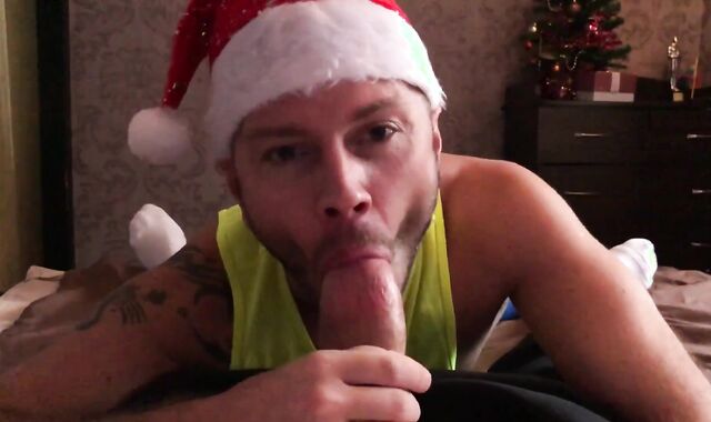 fattest Christmas Bounty POINT OF VIEW suck off vibration From Santa