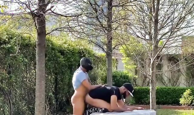 poking Outside In The Park