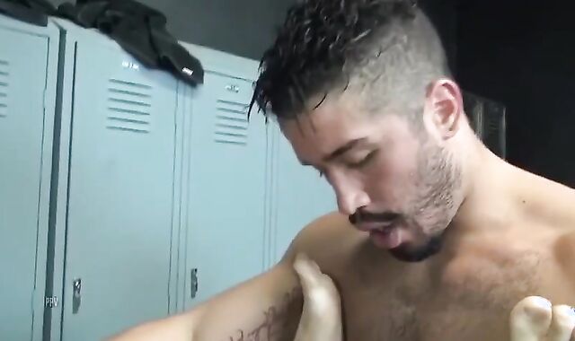lot-bang-out In The Locker Apartment. tastey faggot Bang-out