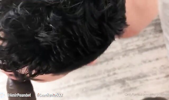 BIG BLACK COCK smashing & Breeding Thirsty gap