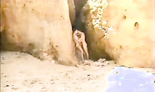 Isolated Beach Cove lovers