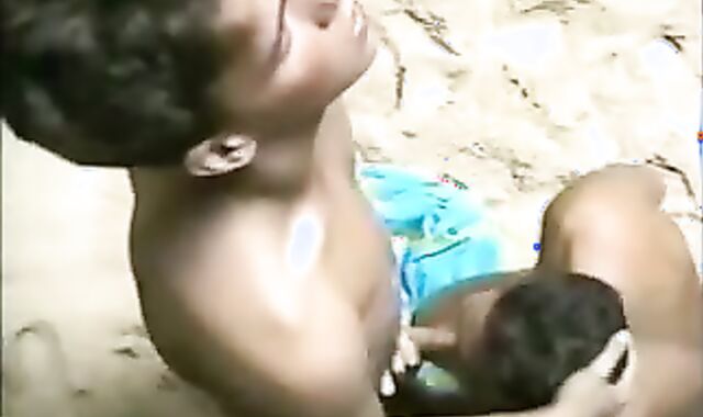 Isolated Beach Cove lovers