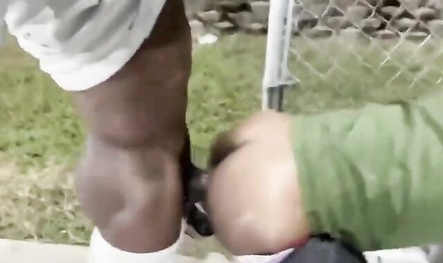 Providing His gullet And Asspussy To His dark Brother