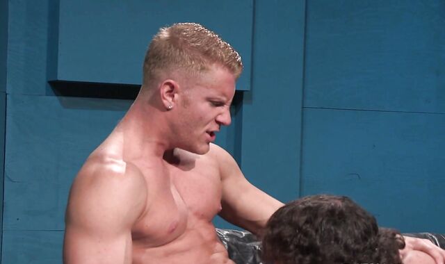 RagingStallion.com - Jaxton Wheeler is a finest towheaded hair