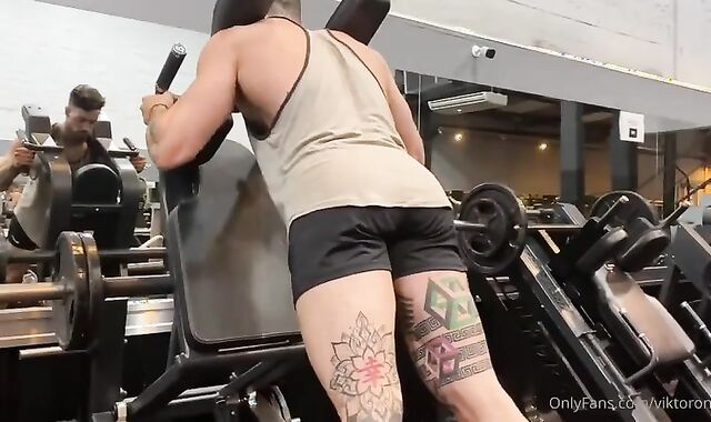 Stiff Gam Exercise With My Colleague Then Showered jointly