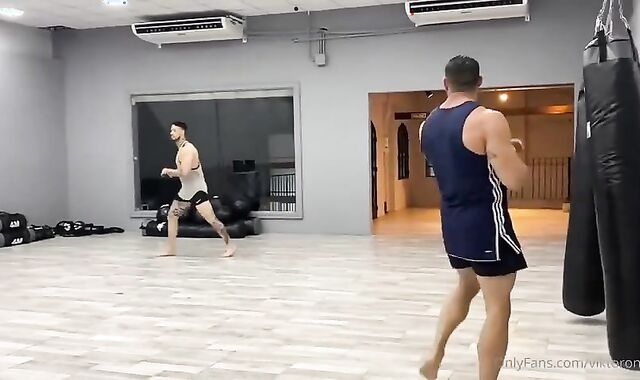 Stiff Gam Exercise With My Colleague Then Showered jointly