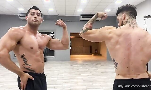 Stiff Gam Exercise With My Colleague Then Showered jointly