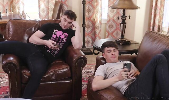 Icon Masculine: Mature Dad Shoots a load Youthful Jocks Virgin with Massive Trunk