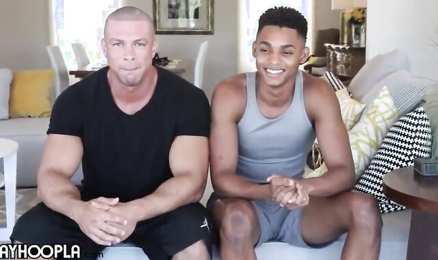 Track Starlet Ian Made Sean Costin Run 'em Cheeks On His BIG BLACK COCK!
