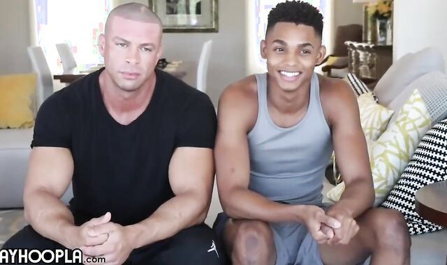 Track Starlet Ian Made Sean Costin Run 'em Cheeks On His BIG BLACK COCK!