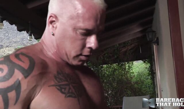 BAREBACKTHATHOLE Hairy Men Ryan Carter And Jason Angel Condom-Free-For-All-For-All