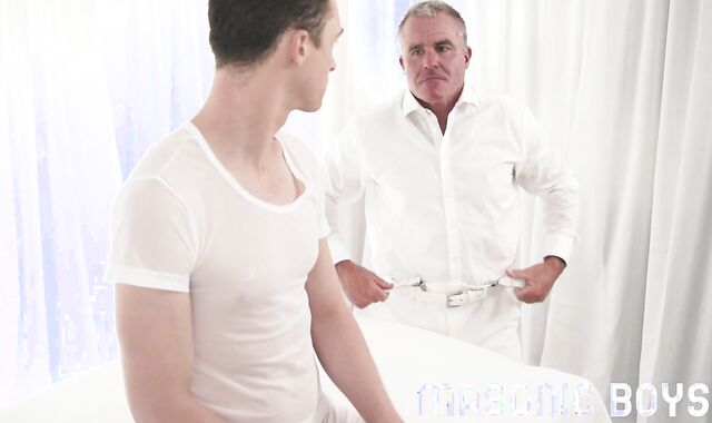 MasonicBoys - Dangled platinum fox barebacks crimson-super hot slick light-haired guiltless man