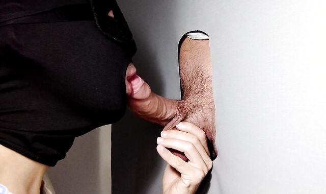 Luxurious fag-for-pay dude with blue eyes with super stiff pink cigar, very first-ever time at gloryhole