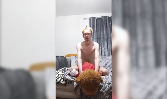 Compilation of very lean supah-adorable teenie pummeling and getting romped by his furry stud teddy