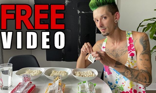 Bottom Games - Successful Fellow Ends Off On His Uber-Spectacular Tatted Twunk Boyfriend's Face After Spunky Plowing