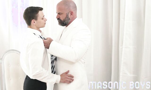 MasonicBoys - Ferocious dad unshaved guy deep rods angelic sleek bottom