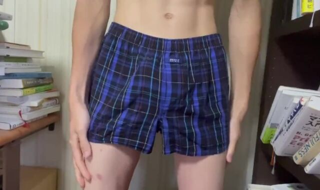 A young Japanese who is too mischievous from the morning and masturbates while imagining the face of his f