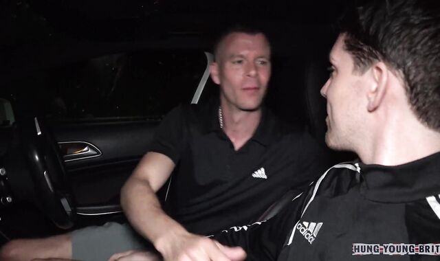 Driving with josh four Twunks FIT AS 19yr Film smashed N filled