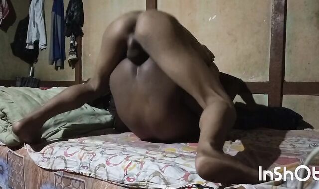 Banging daddy bottom pulverize-slot in missionary stance and making him cry .