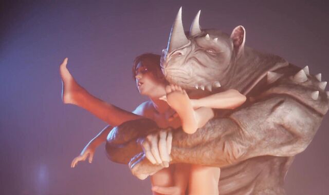 Rhino Spunks Inside Twink Fellow Stiff (Wool Frosted Queer Fucky-Fucky) / Horny Life Furries