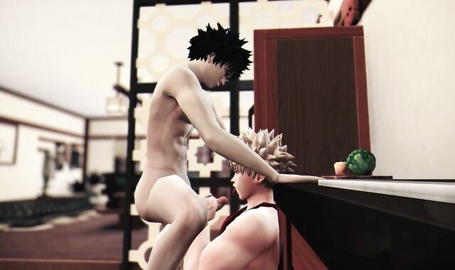 Hero's Breakfast - Izuku Midoriya x Katsuki Bakugo - My Hero Academia TRIO DIMENSIONAL Toon Parody