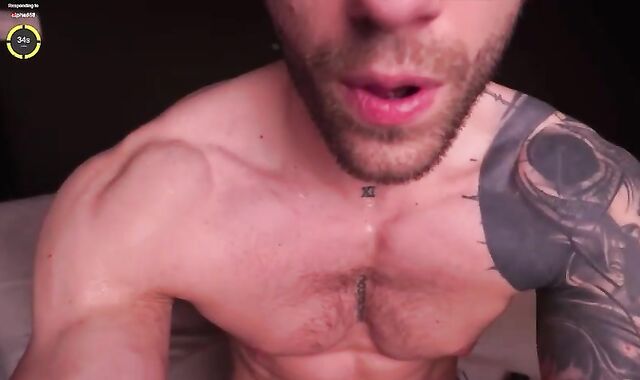 Tidy-clean-shaved boy Lets out his gravy