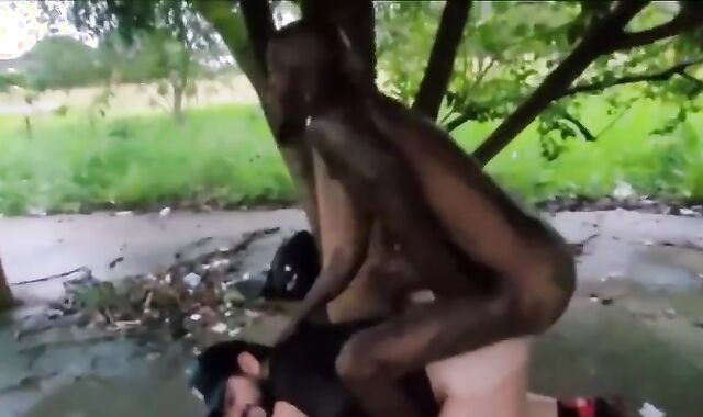 Cruising darksome Pony Strung up boner