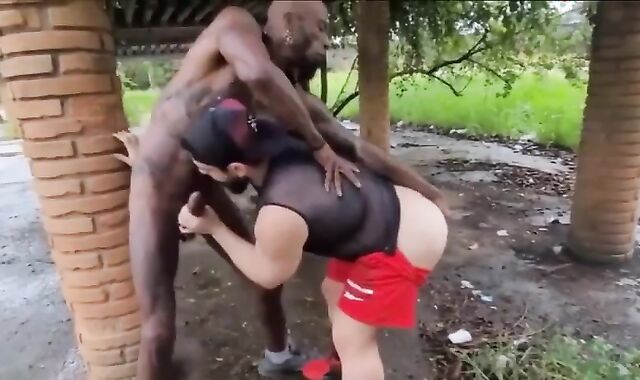 Cruising darksome Pony Strung up boner