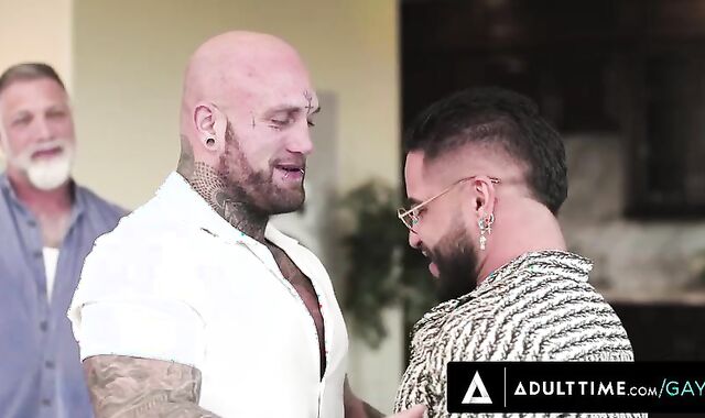 Adult Time splendid Parent Bear Brings Inked Beefcake