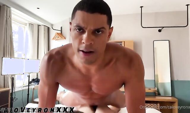BIG BLACK COCK humping tasty youngster