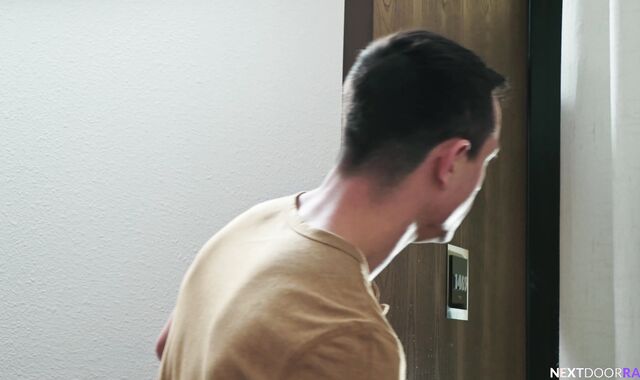 Next Door Humid: Jock and Dark haired Get Down