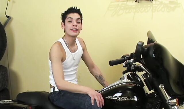 Brody Frost Rides a Hog