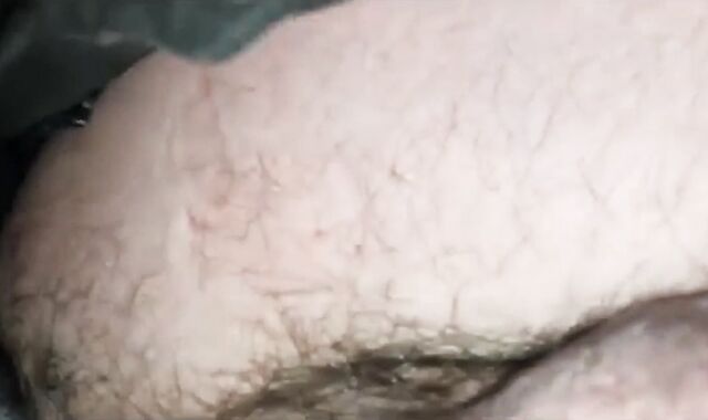 My friend's big black cock inside my ass