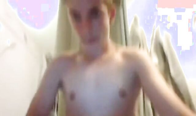 Cute Blond Solo Guy Gets Off in the Bathroom