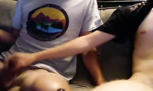 First time blowjob try and kissing