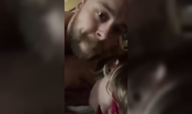 Daddy fucks blindfolded boy on floor