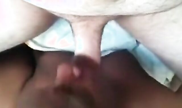 Black dude vigorously sucks a white dick